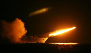 Night Cruise Missile Fire