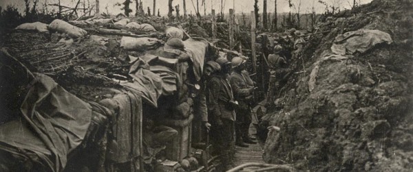 A View of a Ternch from the Front