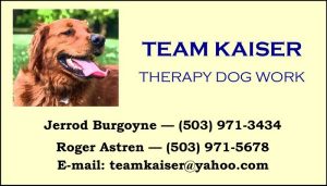 Team Kaiser Business Card